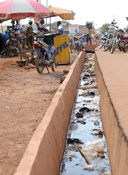 People in a rural setting