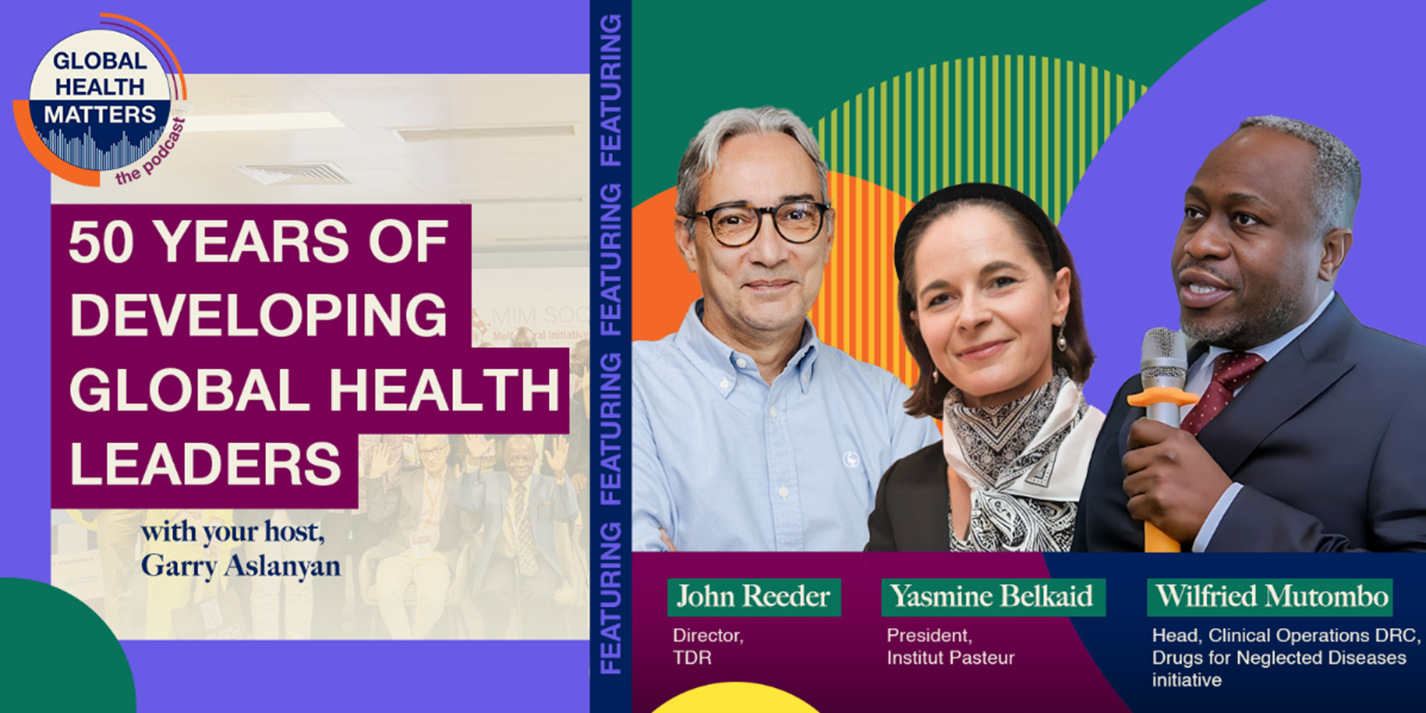 The most recent episode of the Global Health Matters podcast, produced by TDR