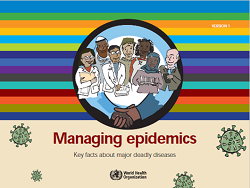 A colourful graphic called managing epidemics