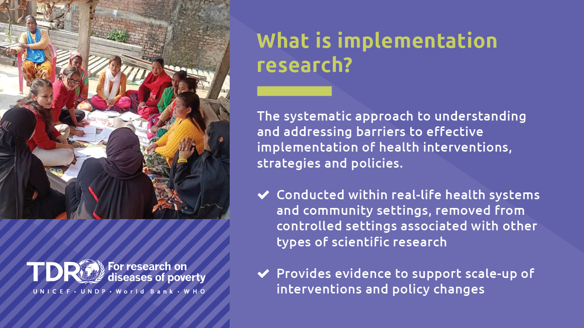 Graphic about implementation research