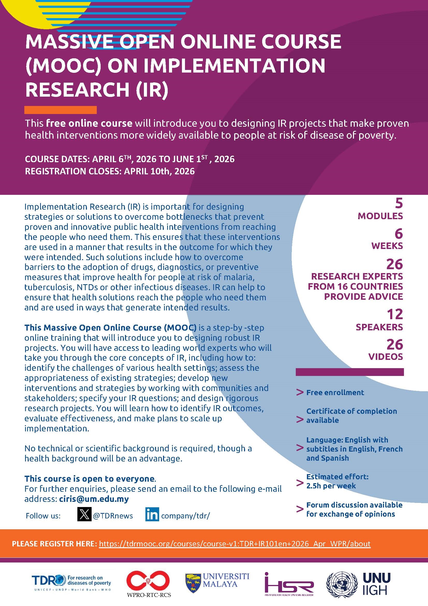 MOOC WPR en
