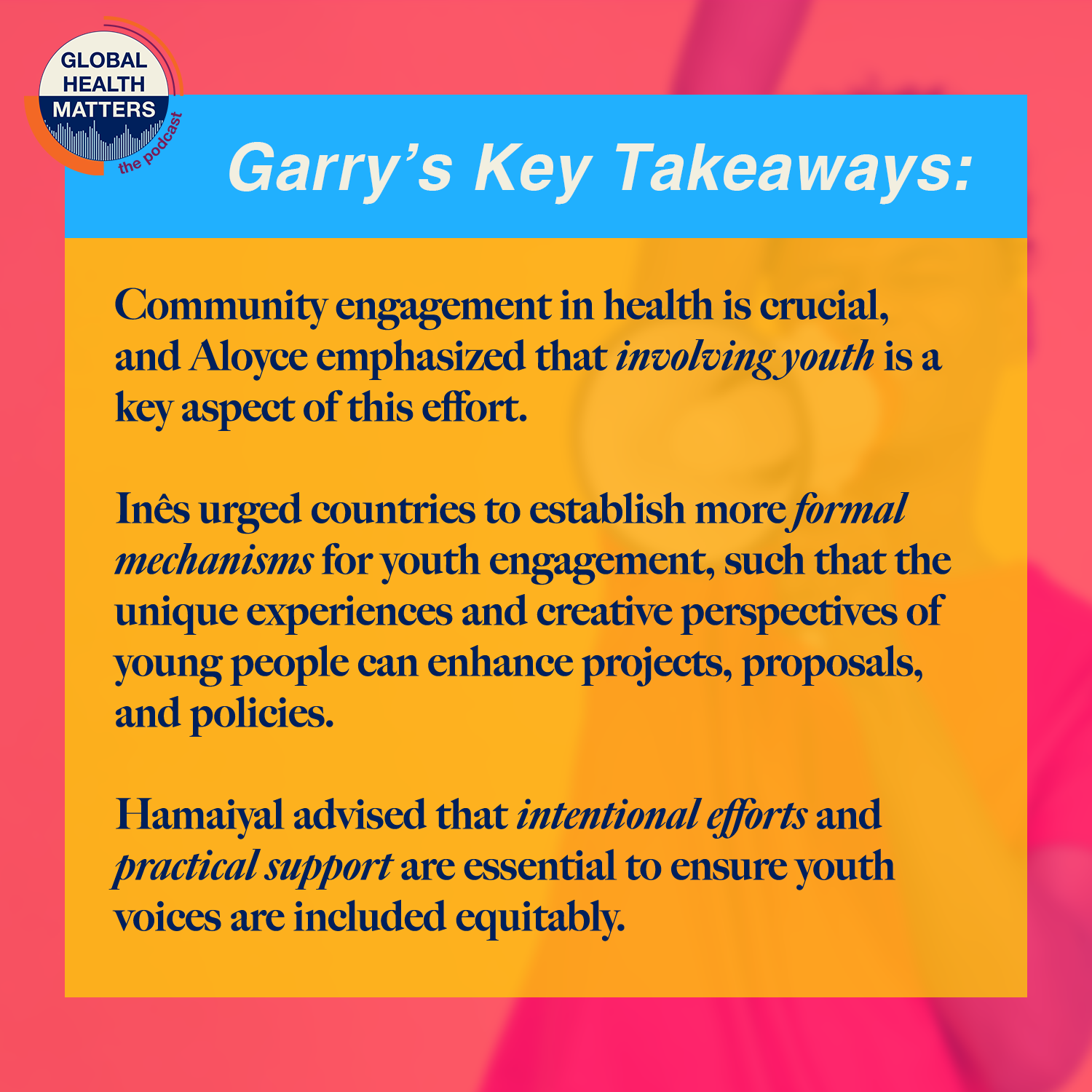Garry's key takeaways ep.41